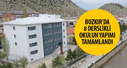 Bozkır’da 8 Derslikli Okulun Yapımı Tamamlandı