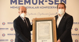 Bakan Bilgin Memur-Sen’i Ziyaret Etti