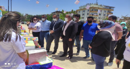 HÜSEYİN KIRAN VE PROTOKOL ETWİNNİNG PROJELERİNİN AÇILIŞ KURDELESİ KESTİ