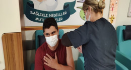 HÜSEYİN KIRAN `DA İLK DOZ AŞISI OLDU
