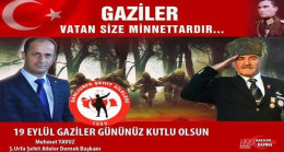 Terör Gazi’si Yavuz’dan 19 Eylül Gaziler Günü Mesajı