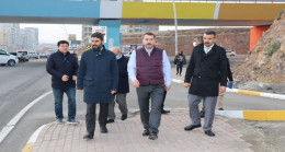 BAŞKAN BAYDİLLİ MESAİYE SAHA GEZİSİYLE BAŞLADI