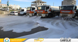 HALİLİYE BELEDİYESİ TEDBİRİ ELDEN BIRAKMIYOR