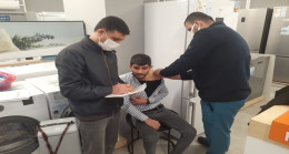 Şanlıurfa Haliliye de esnafa Aşı yapıldı