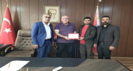 HÜSEYİN KIRAN `DAN NİZİP İLÇE EMNİYET MÜDÜRÜ DURSUN TERZİ `YE ZİYARET