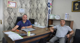 DSP ŞANLIURFA İL BAŞKANI AYHAN KIZILATEŞ, MEHMET TEVFİK GÜLSOY `U ZİYARET ETTİ