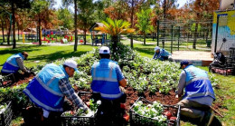 Eyyübiye Parkları Çiçekleniyor