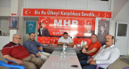 Mehmet Tevfik Gülsoy `dan MHP Birecik İlçe Başkanı Ömer Güneş `e ziyaret