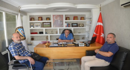 MEHMET TEVFİK GÜLSOY `DAN BAŞKAN HALİL AYKILIÇ `A ZİYARET