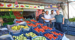 MEHMET TEVFİK GÜLSOY, BÖLGENİN TİCARET MERKEZİ YUKARIGÖKLÜ `DE ESNAFLARI ZİYARET ETTİ