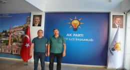 MEHMET TEVFİK GÜLSOY `DAN AK PARTİ HALFETİ İLÇE BAŞKANI ÖKKEŞ AYBEK `E ZİYARET
