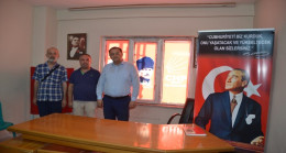 MEHMET TEVFİK GÜLSOY `DAN  CHP BİRECİK İLÇE BAŞKANI AV.SAKIP YAŞAR `A ZİYARET