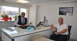 Mehmet Tevfik Gülsoy, Halkbank Halfeti Şube Müdürü Cenap Rehber `i Ziyaret Etti