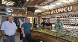 MEHMET TEVFİK GÜLSOY, YUKARIGÖKLÜ `DE SOFİ KUYUMCU ` YU ZİYARET ETTİ