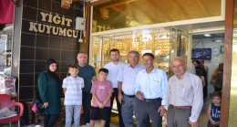 MEHMET TEVFİK GÜLSOY, YUKARIGÖKLÜ `DE YİĞİT KUYUMCU` YU ZİYARET ETTİ