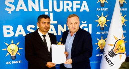 AHMET DADAK AK PARTİ 28.DÖNEM ŞANLIURFA MİLLETVEKİLİ ADAY ADAYI
