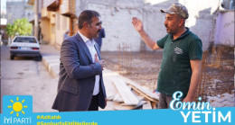 İYİ PARTİ ADAYI YETİM, DİREKLİ ESNAFININ SORUNLARINI DİNLEDİ