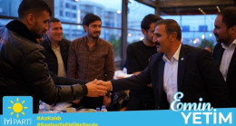 İYİ Parti’nin Adayı Emin Yetim basınla bir araya geldi!