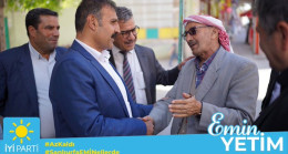 İYİ PARTİ ADAYI YETİM’DEN SÜLEYMANİYE ESNAFINA ZİYARET