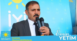 İYİ PARTİ ŞANLIURFA MİLLETVEKİLİ ADAYI EMİN YETİM’DEN 1 MAYIS İŞÇİ BAYRAMI MESAJI