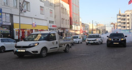 VİRANŞEHİR BELEDİYESİNDEN HAŞERELERE KARŞI İLAÇLAMA ÇALIŞMASI