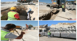 BİRECİK İLÇESİNDE ALT YAPI PROJELERİ ARALIKSIZ DEVAM EDİYOR