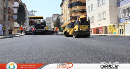 HALİLİYE’DE SICAK ASFALTLA YOLLLAR DAHA KONFORLU