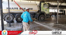 HALİLİYE’DE KURBAN BAYRAMI SONRASI KAPSAMLI TEMİZLİK ÇALIŞMASI