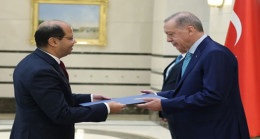 Mısır büyükelçisinden güven mektubu