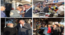 BAŞKAN BEYAZGÜL’DEN ÇARŞI PAZAR ESNAF ZİYARETİ