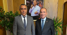 AK PARTİ BİRECİK İLÇE BAŞKANI HALİL YAVUZ `DAN TBMM BAŞKANVEKİLİ BEKİR BOZDAĞ `A ZİYARET