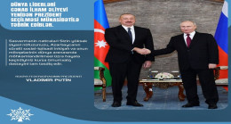 Rusya Federasyonu Başkanı Vladimir Putin’den