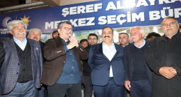 İŞ İNSANI AKİF ÇOBANOĞLU`NDAN ŞEREF ALBAYRAK`A DESTEK ZİYARETİ