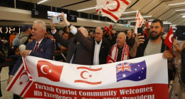 Cumhurbaşkanı Ersin Tatar Avustralya’ya vardı