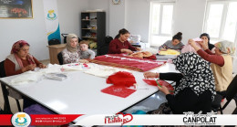 KISAS KÜLTÜR MERKEZİ İLE KADINLAR HEM ÖĞRENİYOR HEM ÜRETİYOR