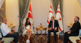 Cumhurbaşkanı Ersin Tatar, Latin Dans Sporcusu Elis Sermaye’yi kabul etti