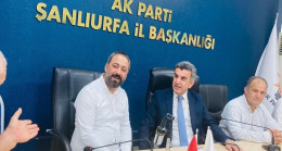 İŞ ADAMI MEHMET YAŞAR`DAN AK PARTİ ŞANLIURFA İL BAŞKANI MEHMET İLHAMİ GÜNBEGİ `YE ZİYARET