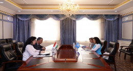 Meeting of the First Deputy Minister of Foreign Affairs with the Head of UN-Women Office in Tajikistan