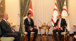Cumhurbaşkanı Ersin Tatar, ODTÜ Kuzey Kıbrıs Kampusu Rektörü ve beraberindeki heyet ile görüştü