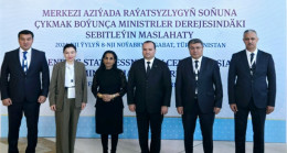 Tacikistan heyetinin Aşkabat’ta düzenlenen Orta Asya Ülkeleri Bakanları Konferansına katılımı