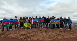 Şotlandiyanın “Arthur’s Seat” zirvəsində Azərbaycan bayrağı dalğalandırılıb