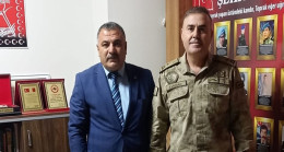 ŞANLIURFA İL JANDARMA KOMUTANI TUĞGENERAL MÜCAHİT AVKIRAN`DAN BİRECİK ŞEHİT GAZİ TEMSİLCİSİ ABDULLAH UÇAR `A ZİYARET