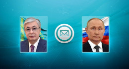 Глава государства поздравил Президента России Владимира Путина с 20-летием Договора о казахстанско-российской государственной границе