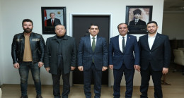 CHP BİRECİK İLÇE BAŞKANI HASAN KURT`TAN BİRECİK KAYMAKAMI MUSTAFA GÜRBÜZ’E ZİYARET