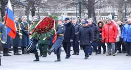 Владимир Якушев вместе с активистами «Боевого братства», МГЕР, «Волонтерской роты» и «Юнармии» почтил память воинов-интернационалистов