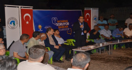 Birecik Belediye Başkanı Mehmet Begit, “Vatandaş Soruyor, Başkan Cevaplıyor” programı kapsamında Karşıyaka Mahallesinde hemşehrileriyle buluştu