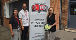 Cumhurbaşkanı Ersin Tatar’ın eşi Sibel Tatar, Londra’da Dr Fazıl Küçük Türk Okulunu ziyaret etti
