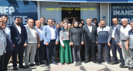 AK PARTİ ŞANLIURFA MİLLETVEKİLİ CEVAHİR ASUMAN YAZMACI `DAN AK PARTİ BİRECİK İLÇE BAŞKANI EROL ERGİN AÇILAN `A ZİYARET