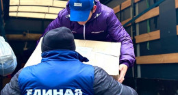 В волонтёрский лагерь «Единой России» в Курской области доставили гуманитарную помощь