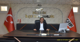 CHP BİRECİK İLÇE BAŞKANI HASAN KURT `TAN MİRAÇ KANDİLİ MESAJI